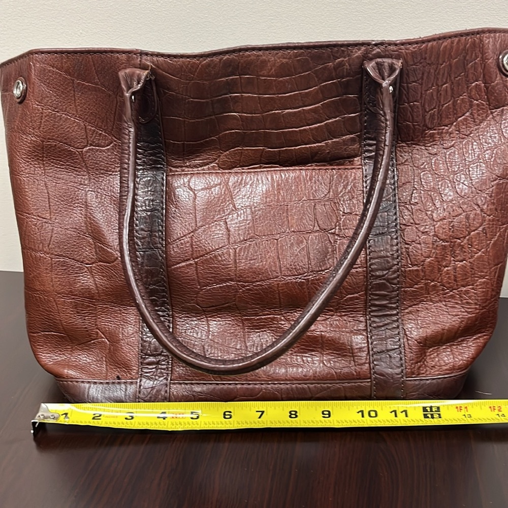 Margot leather tote Brown
